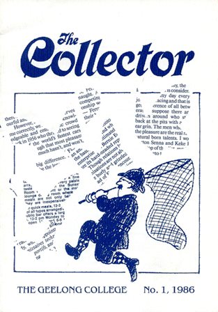 'The Collector' Cover, 1986.
